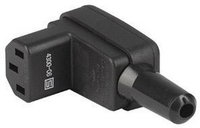 4300.0609, IEC Connector, Outlet, C13, 10A, ø8.5mm