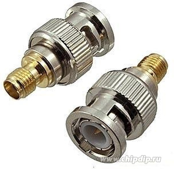 HYR-1124 (GSA-1124), Переходник, SMA гнездо - BNC штекер (SMA-7829) (BNCP-SMAJ)