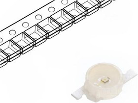 LB P4SG-S2U1-35-1, LED; SMD; blue; 224?560mcd; O2.1mm; 120°; 2.9?3.7V; 20mA; Front: flat