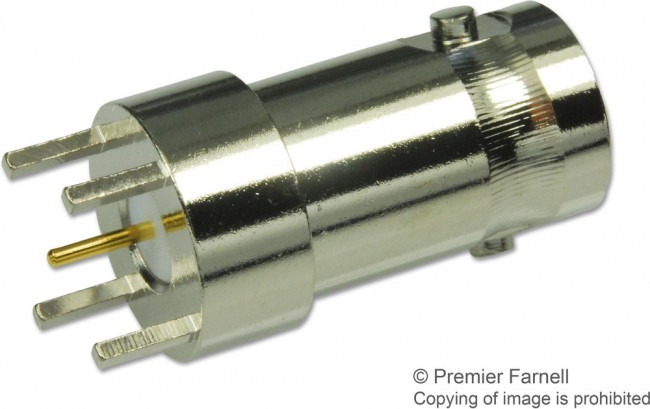 112515, CONNECTOR, BNC, RCPT, 50 OHM, PCB