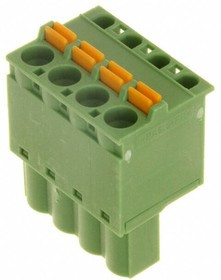 1873074, Pluggable Terminal Blocks 4 Pos 5.08mm pitch Plug 24-12AWG Spring