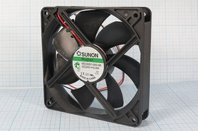 Вентилятор 120x120x25, напряжение 24В, ток 0,2А, выводы 2L, подшипник ML, MEC0252V1-0000-A99