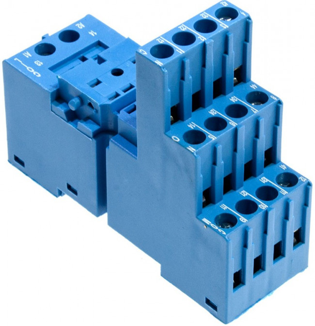 Розетка с винт. клеммами (с зажимной клетью) для реле 55.32 таймера 85.02 модули 86.00 99.02 в комплекте металлич. клипса 094.71 син. FINDER Розетка с винт. клеммами (с зажимной клетью) для реле 55.32 таймера 85.02 модули 86.00 99.02 в комплекте металлич. клипса 094.71 син. FINDER