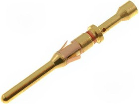 RM24M9K, Контакт круглого разъема, машинной обработки, Серия Trim Trio, Штырь, Обжим, 24 AWG, 26 AWG