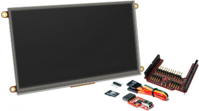 SK-70DT-AR, gen4 7in Arduino Compatible Display with Resistive Touch Screen