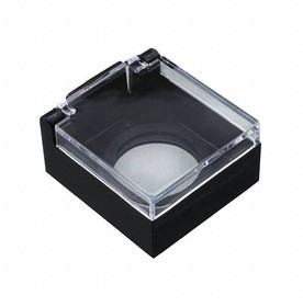 61-9920.0, Switch Cases / Switch Covers LENS TRSPRNT W-SLVR GRAY HALO DIFFUSED