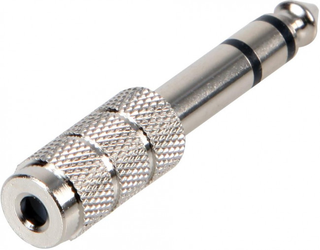 PSG08558, Переходник разъема, Стерео - 3.5мм, 1 вывод(-ов), Гнездо, Стерео - 6.35мм, 1 вывод(-ов), Штекер