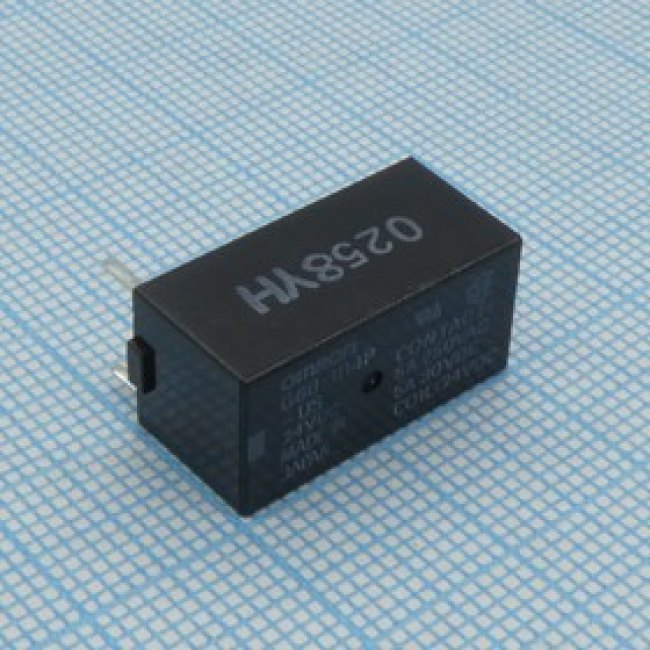 G6B-1114PUS-24DC, Силовое реле 5А(8А) SPST-NO (одна контактная группа на замыкание) катушка 24В (20x10x10)мм