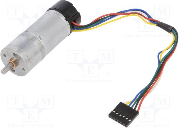 4844, Двигатель: DC, с энкодером, с редуктором, HP, 12ВDC, 5,6А, 34,014: 1