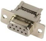 9663186502, Conn D-Sub F 25 POS 1.38mm IDT ST Cable Mount 25 Terminal 1 Port