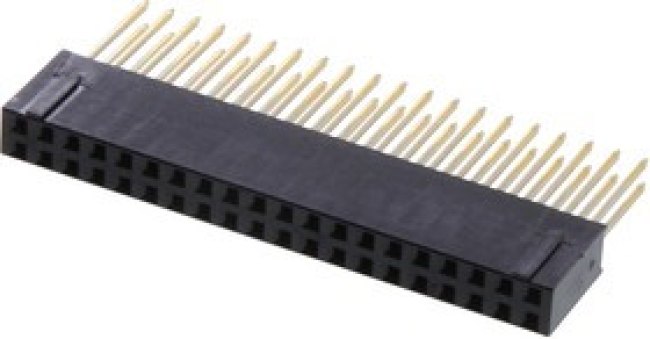 10153301-20111LF, STACKTHROUGH PC/104 CONN, 20POS, 2.54MM