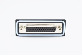 HDF-R44-213L461, HDF 44 Way Right Angle Solder D-sub Connector Socket, 2.29mm Pitch, with 4-40 Boardlocks HDF-R44-213L461, HDF 44 Way Right Angle Solder D-sub Connector Socket, 2.29mm Pitch, with 4-40 Boardlocks