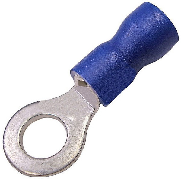 НКИ 2.5-5, Наконечник кольцевой изолированный синий 1.0-2.5 мм² НКИ 2.5-5, Наконечник кольцевой изолированный синий 1.0-2.5 мм²