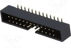 DS1014-26MF1B, Гнездо IDC "папа" PIN 26 вертикальный SMT gold flash 2мм
