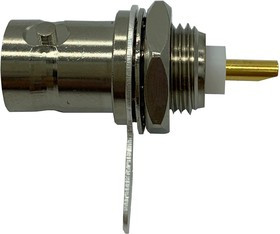 MP007943, Разъем РЧ / Коаксиальный, BNC Коаксиальный, Прямое Гнездо с Гайкой, Пайка, 50 Ом