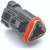 AT06-3S-EC01BLK, Conn Housing PL 3 POS Crimp ST Cable Mount Black