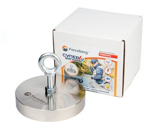 Поисковый магнит односторонний Forceberg F600, сила сц. 690 кг