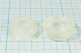 Изолированный колпачок, d23.5xh8.5, резиновый, прозрачный, WPC