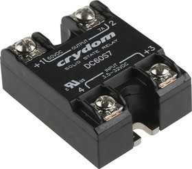 DC60S7, Solid State Relay, 7 A Load, Surface Mount, 60 V dc Load, 32 V dc Control