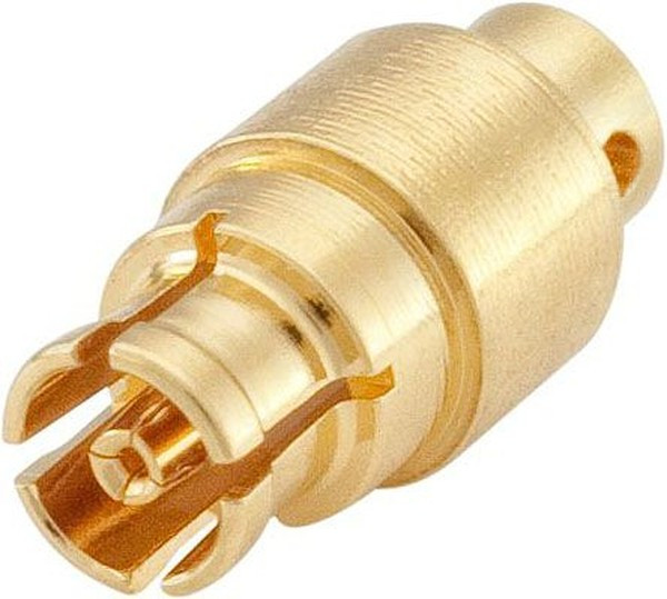 186729, jack Cable Mount SMP Connector, 50, Crimp Termination, Straight Body 186729, jack Cable Mount SMP Connector, 50, Crimp Termination, Straight Body
