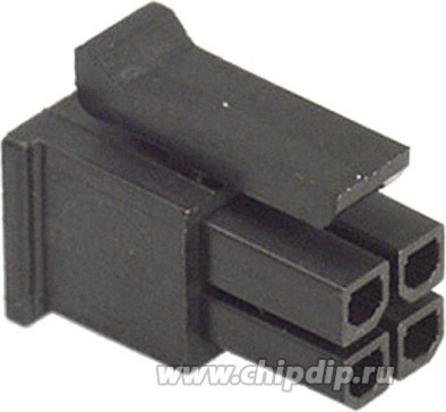 43025-0400, Micro-Fit Female Crimp Connector Housing, 3mm Pitch, 4 Way, 2 Row 43025-0400, Micro-Fit Female Crimp Connector Housing, 3mm Pitch, 4 Way, 2 Row