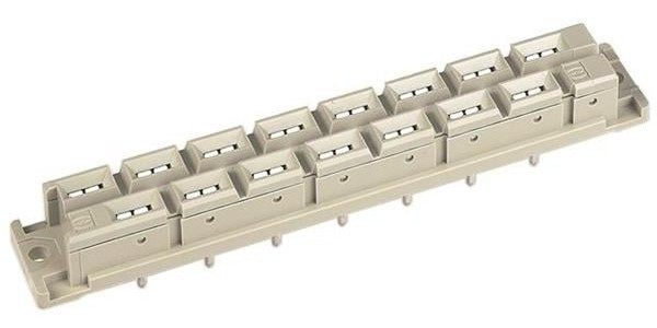 09062152831, Розетка DIN41612 серии DIN-Power на плату (15 контактов)