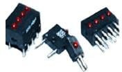 555-5003F, LED Circuit Board Indicators RED DIFFUSED LEAD-FREE