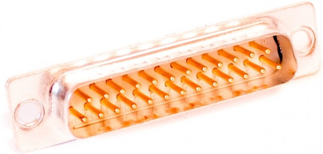 09670255615, D-Sub Standard Connectors DSUB SV MA TSDC 25P AU2