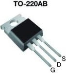 IRF820APBF, Транзистор: N-MOSFET, полевой, 500В, 1,6А, 50Вт, TO220AB