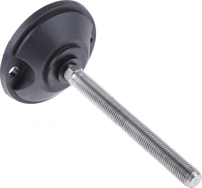 A195/002, M16 PA Reinforced Nylon Adjustable Foot, 2000kg Static Load Capacity 10° Tilt Angle A195/002, M16 PA Reinforced Nylon Adjustable Foot, 2000kg Static Load Capacity 10° Tilt Angle