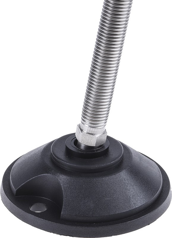 A195/002, M16 PA Reinforced Nylon Adjustable Foot, 2000kg Static Load Capacity 10° Tilt Angle A195/002, M16 PA Reinforced Nylon Adjustable Foot, 2000kg Static Load Capacity 10° Tilt Angle