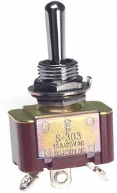 S303, Toggle Switches SPDT ON-OFF-ON 15A S303, Toggle Switches SPDT ON-OFF-ON 15A