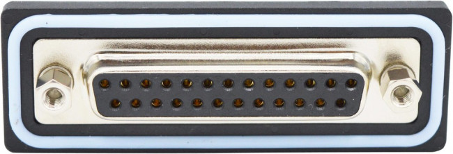 SDF-R25-213L011, D-Sub Standard Connectors 25 pin R/A solder F flash 4-40 int thrd