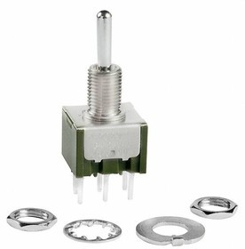 M2029SS1W03, Toggle Switches DPDT .413 BAT M-1 SERIES