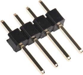 M20-9990445, M20 Series Straight Through Hole Pin Header, 4 Contact(s), 2.54mm Pitch, 1 Row(s), Unshrouded