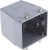 19300320428, Heavy Duty Power Connectors METAL HOOD HAN 32B 2 LVR LCKING