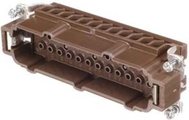 09330242652, Heavy Duty Power Connectors 24P M. INSERT CRIMP HAN E