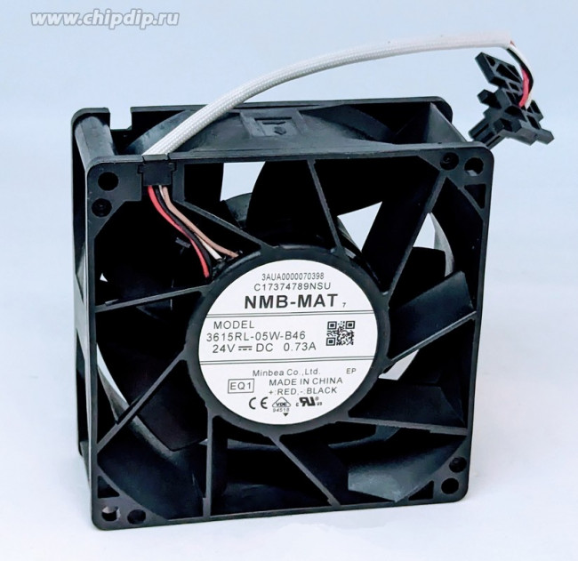 Вентилятор NMB-MAT 3615RL-05W-B46 (3AUA0000070549) 92x38мм 24V 0.73A