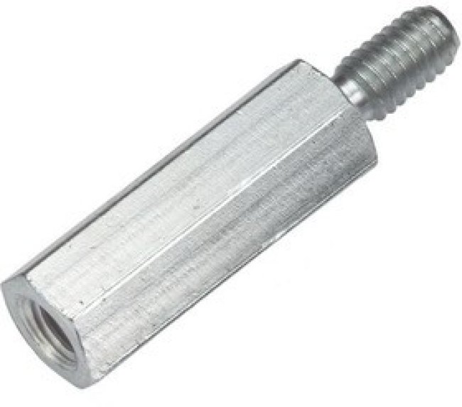 971060471, Standoffs &amp; Spacers WA-SSTIE Steel Spacer Stud Metric Thread int./ext.