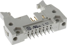 09185146904, SEK 18 Series Straight Through Hole PCB Header, 14 Contact(s), 2.54mm Pitch, 2 Row(s), Shrouded