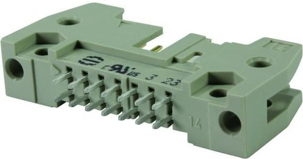 09185146904, SEK 18 Series Straight Through Hole PCB Header, 14 Contact(s), 2.54mm Pitch, 2 Row(s), Shrouded