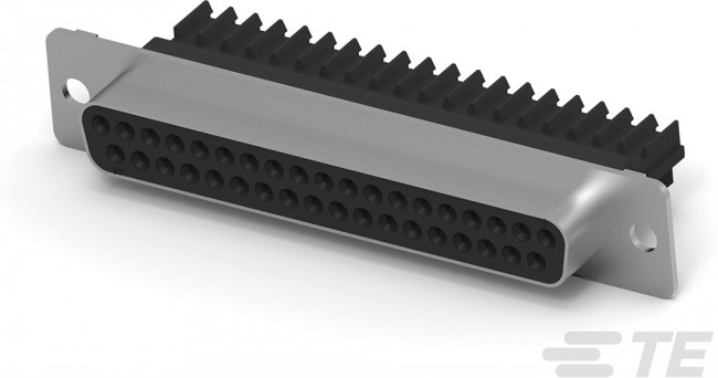 1-745497-5, Conn D-Sub SKT 37 POS 1.38mm Crimp ST Cable Mount 37 Terminal 1 Port Package