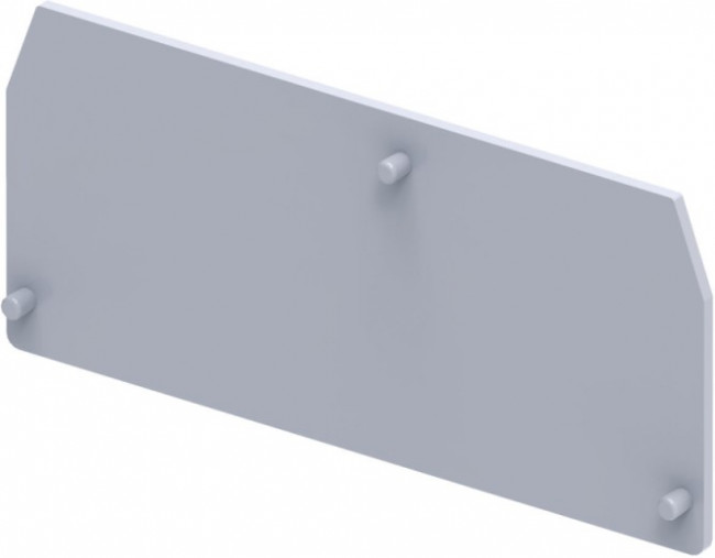 289727, Крышка концевая для клеммы проходной OptiClip EPCSC16T-серый