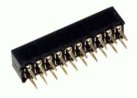 PBD2-20 (DS-1026-06 - 2x10), Гнездо на плату 2мм 2х10pin прямое