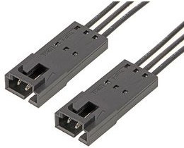 216272-1034, Rectangular Cable Assemblies SL POSITIVE LOCK P-P 3CKT 600MM Sn