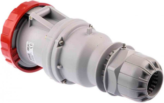 Разъем пром. силовой CEE кабельный, гнездо, 63A, 3P+E 6h, 380_415VAC 50/60Hz, IP66/IP67/IP69, серия OPTIMA
