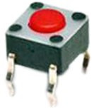 1-1825955-4, кнопка тактовая 6х6 с заземл. h=9.5мм (аналог TS-A4PG-130)