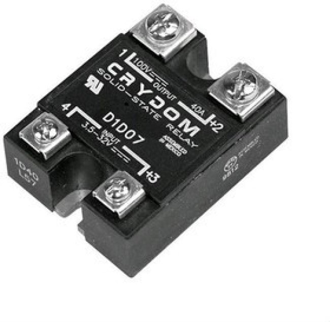 D1D07, Solid State Relay 15mA 32V DC-IN 7A 100V DC-OUT 4-Pin