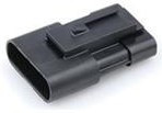 2042230104, Conn Housing PL 4 POS 1.8mm Crimp ST Cable Mount Black Squba Bag