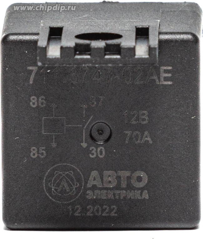 Реле 4-конт. замыкающее с кроншт. (70А 12В) AVTOELECTRICA 711.3747-02